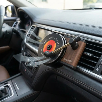 FreshBeats™ PRO | Retro Turntable Car Perfume that Spins with Your AC